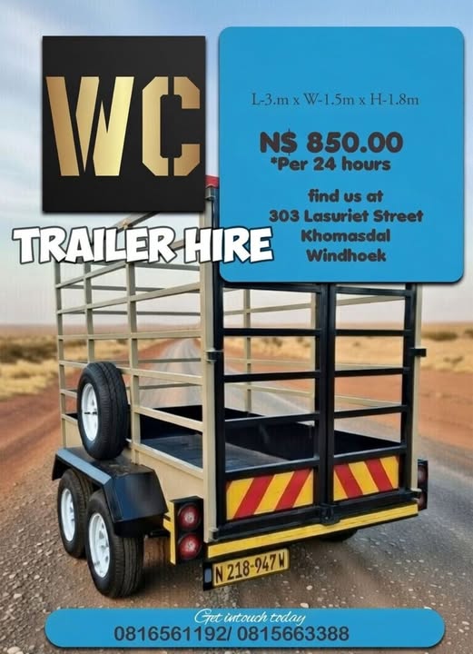 WC Trailer Hire 3m Trailer